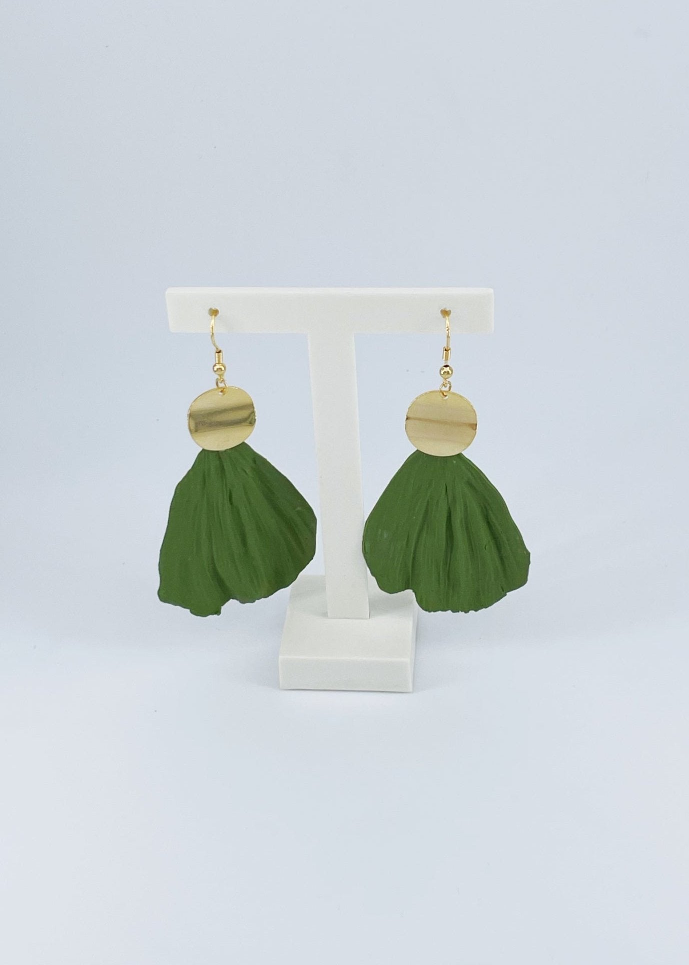 Pendientes Hojas Verdes Vivas COL02