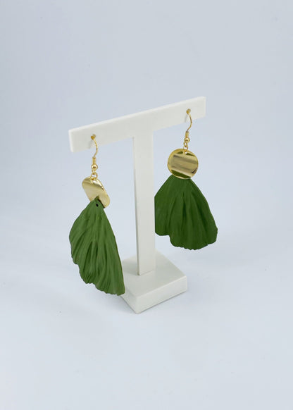 Pendientes Hojas Verdes Vivas COL02