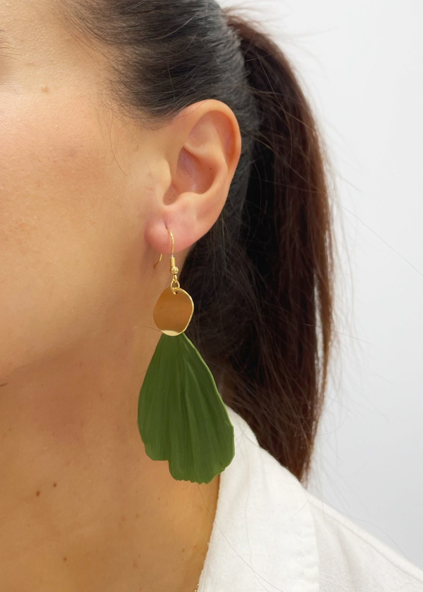 Pendientes Hojas Verdes Vivas COL02