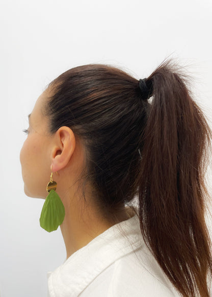 Pendientes Hojas Verdes Vivas COL02